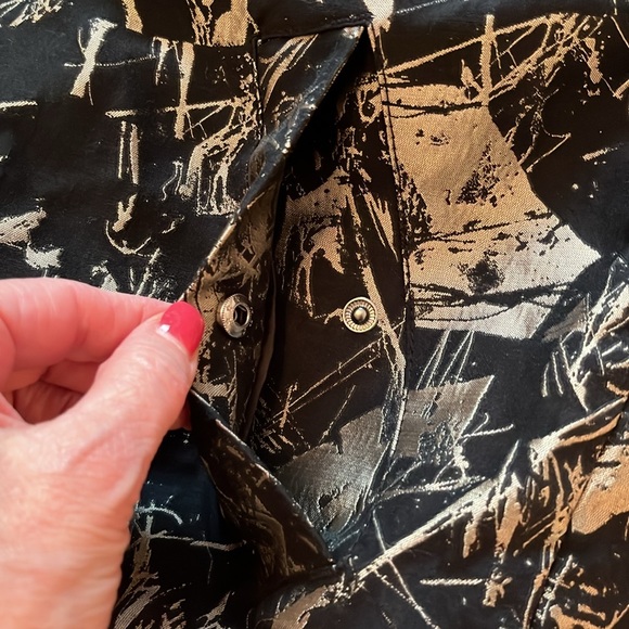 H&M Gold and Black Bomber Jacket - Picture 11 of 11